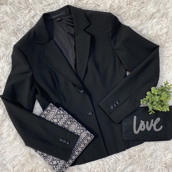 🎉HP🎉 Express Two Button Blazer 💗 Black - Picture 2 of 16